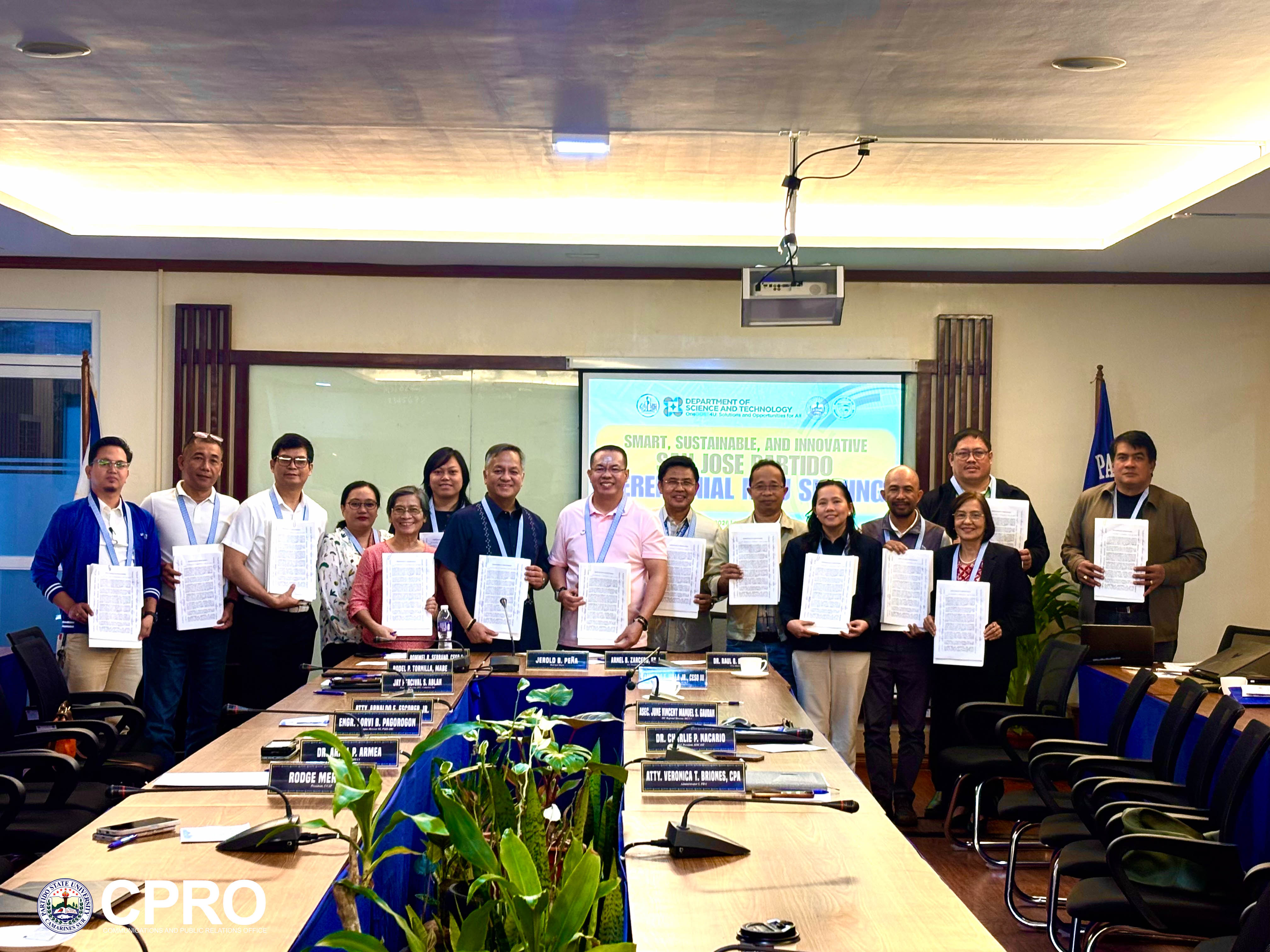 ParSU, DOST, LGU San Jose lead STI Partnership for 10-Year Smart Development Plan