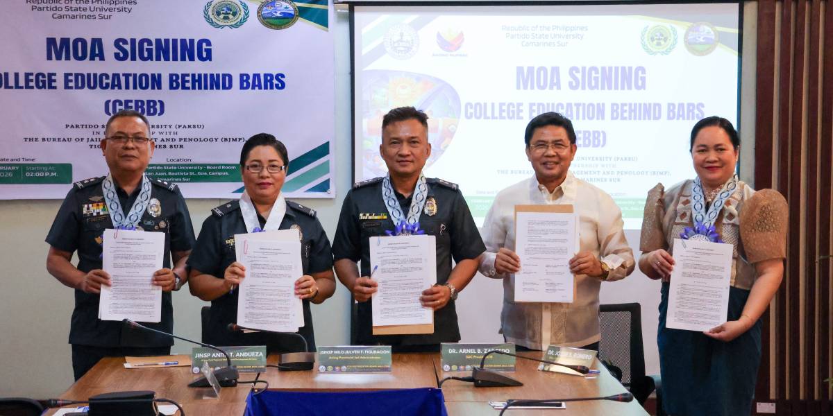 ParSU, BJMP V ink MOA to bring College Education to Persons Deprived of Liberty
