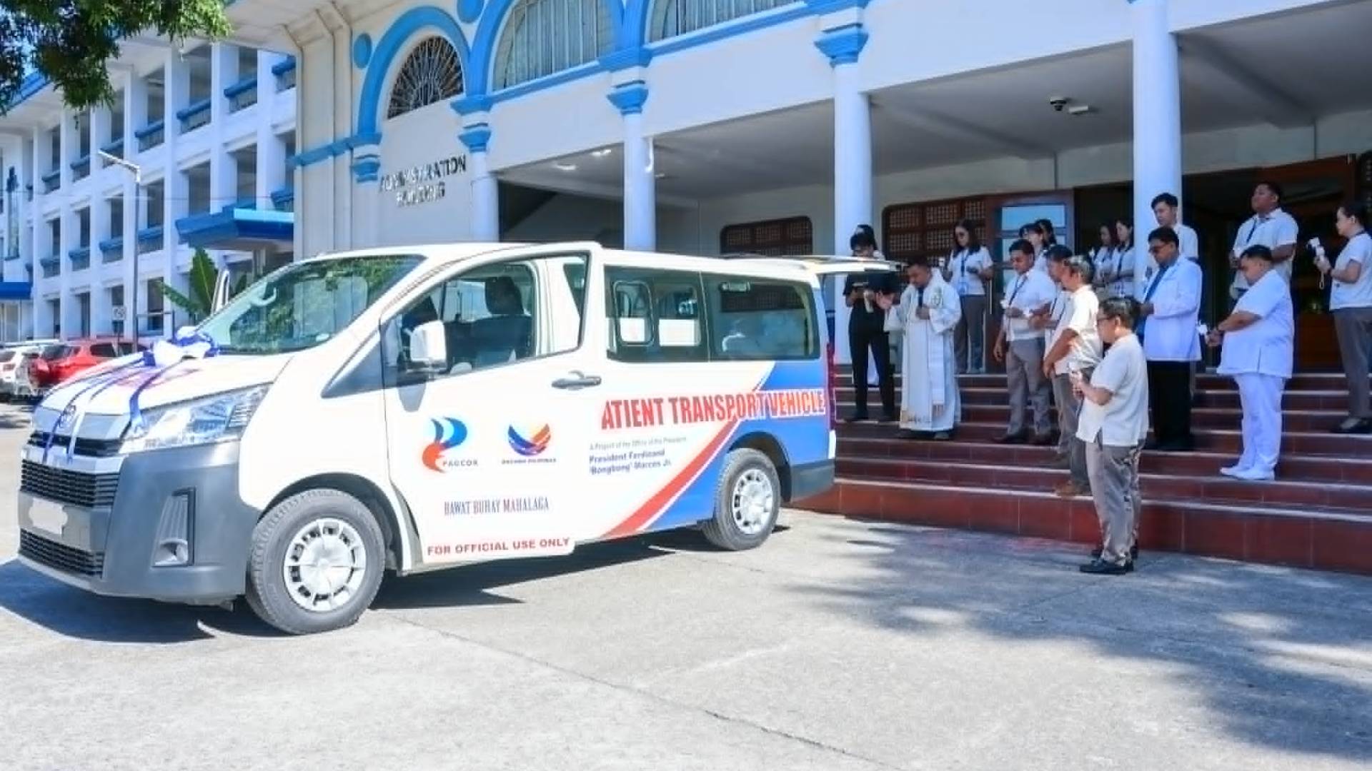 ParSU Holds Blessing Ceremony for New Patient Transport Vehicle and LED Billboard 