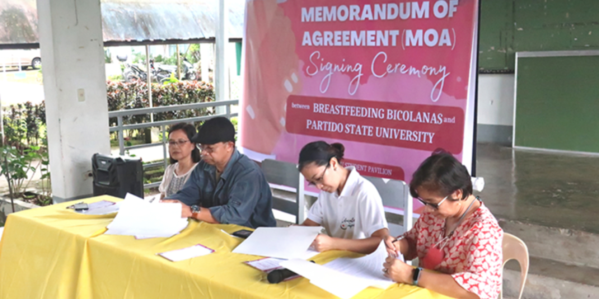 ParSu Inks MOA with Breastfeeding Bicolanas in Support to Batu Ka Pala Projects (Babae, Tunay Kang Pinagpala)