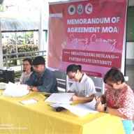 ParSu Inks MOA with Breastfeeding Bicolanas in Support to Batu Ka Pala Projects (Babae, Tunay Kang Pinagpala)