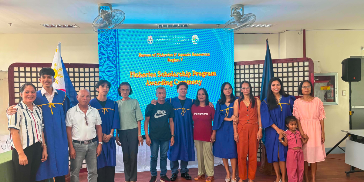 BFAR Honors Five ParSU Fisheries Scholar-Graduates for Academic Excellence