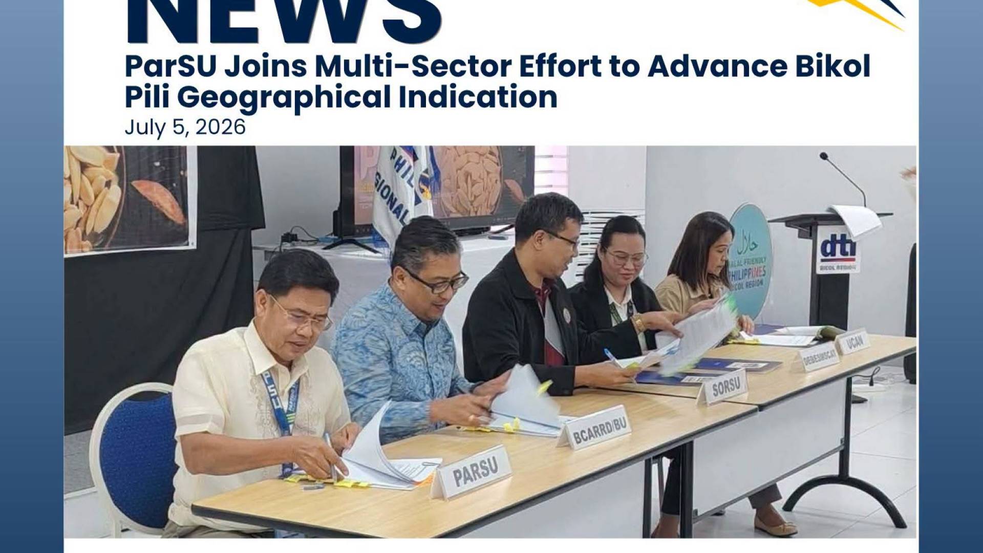 𝐏𝐚𝐫𝐒𝐔 𝐉𝐨𝐢𝐧𝐬 𝐌𝐮𝐥𝐭𝐢-𝐒𝐞𝐜𝐭𝐨𝐫 𝐄𝐟𝐟𝐨𝐫𝐭 𝐭𝐨 𝐀𝐝𝐯𝐚𝐧𝐜𝐞 𝐁𝐢𝐤𝐨𝐥 𝐏𝐢𝐥𝐢 𝐆𝐞𝐨𝐠𝐫𝐚𝐩𝐡𝐢𝐜𝐚𝐥 𝐈𝐧𝐝𝐢𝐜𝐚𝐭𝐢𝐨𝐧
