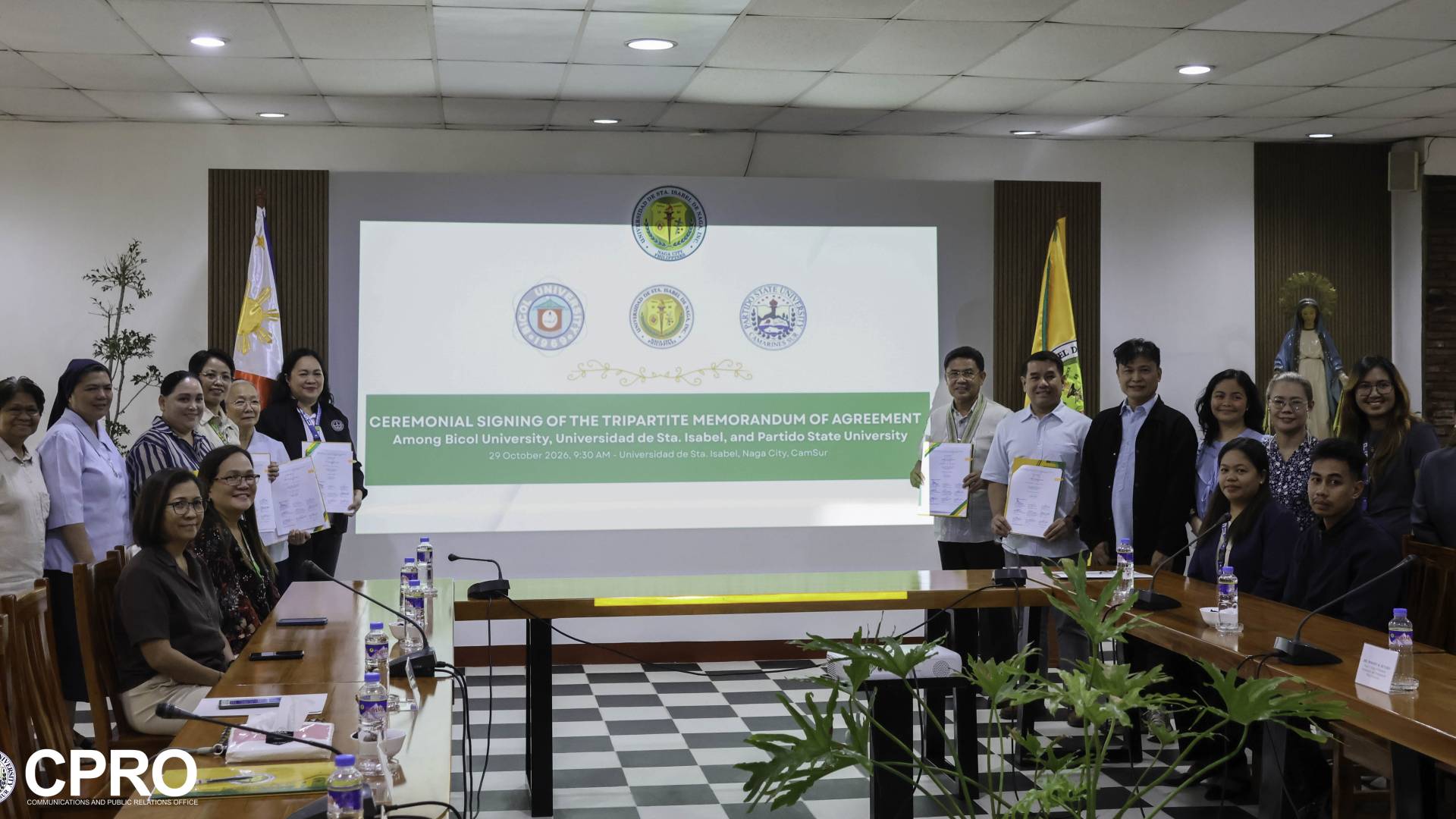 𝐏𝐚𝐫𝐒𝐔, 𝐁𝐔, 𝐔𝐒𝐈 𝐄𝐬𝐭𝐚𝐛𝐥𝐢𝐬𝐡 𝐓𝐫𝐢𝐩𝐚𝐫𝐭𝐢𝐭𝐞 𝐏𝐚𝐫𝐭𝐧𝐞𝐫𝐬𝐡𝐢𝐩 𝐭𝐨 𝐀𝐝𝐯𝐚𝐧𝐜𝐞 𝐑𝐞𝐬𝐞𝐚𝐫𝐜𝐡, 𝐄𝐱𝐭𝐞𝐧𝐬𝐢𝐨𝐧, 𝐚𝐧𝐝 𝐈𝐧𝐭𝐞𝐫𝐧𝐚𝐭𝐢𝐨𝐧𝐚𝐥𝐢𝐳𝐚𝐭𝐢𝐨𝐧